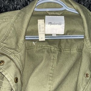 Bnwt fall olive jacket madewell